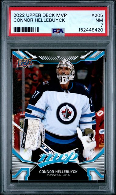 2022 Upper Deck Connor Hellebuyck- MVP