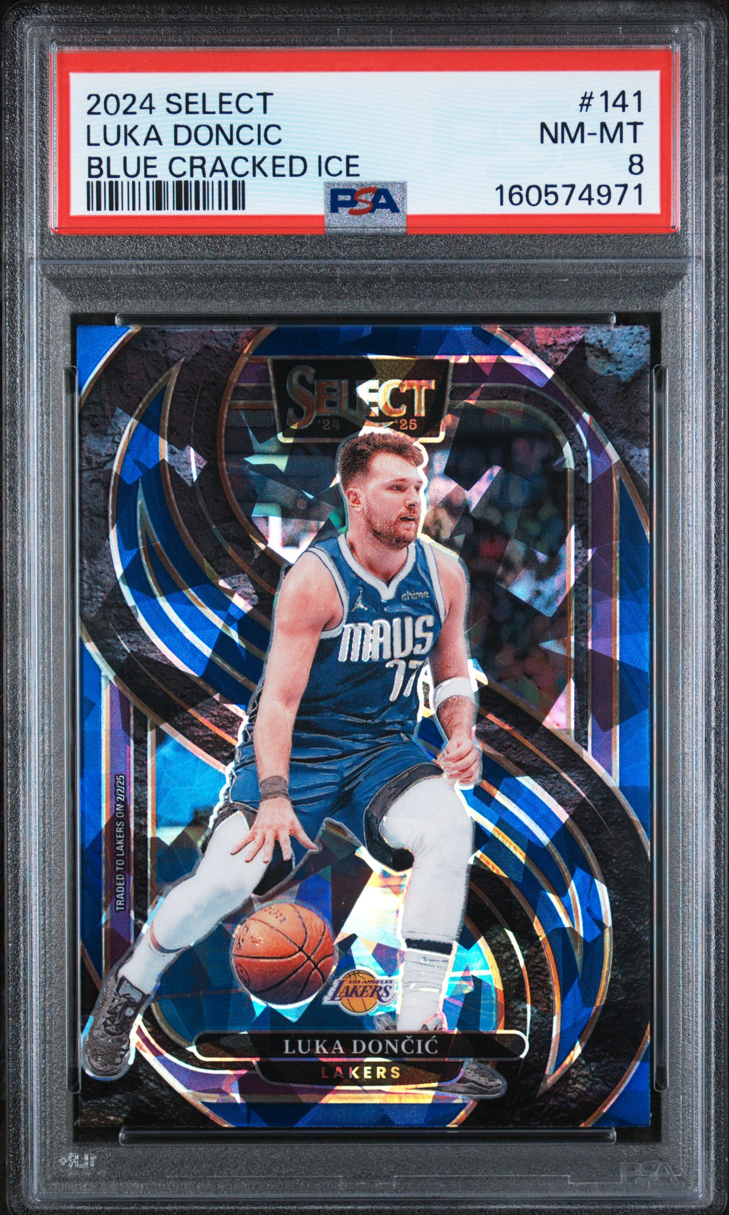 2024 Select- Blue Cracked Ice Luka Doncic