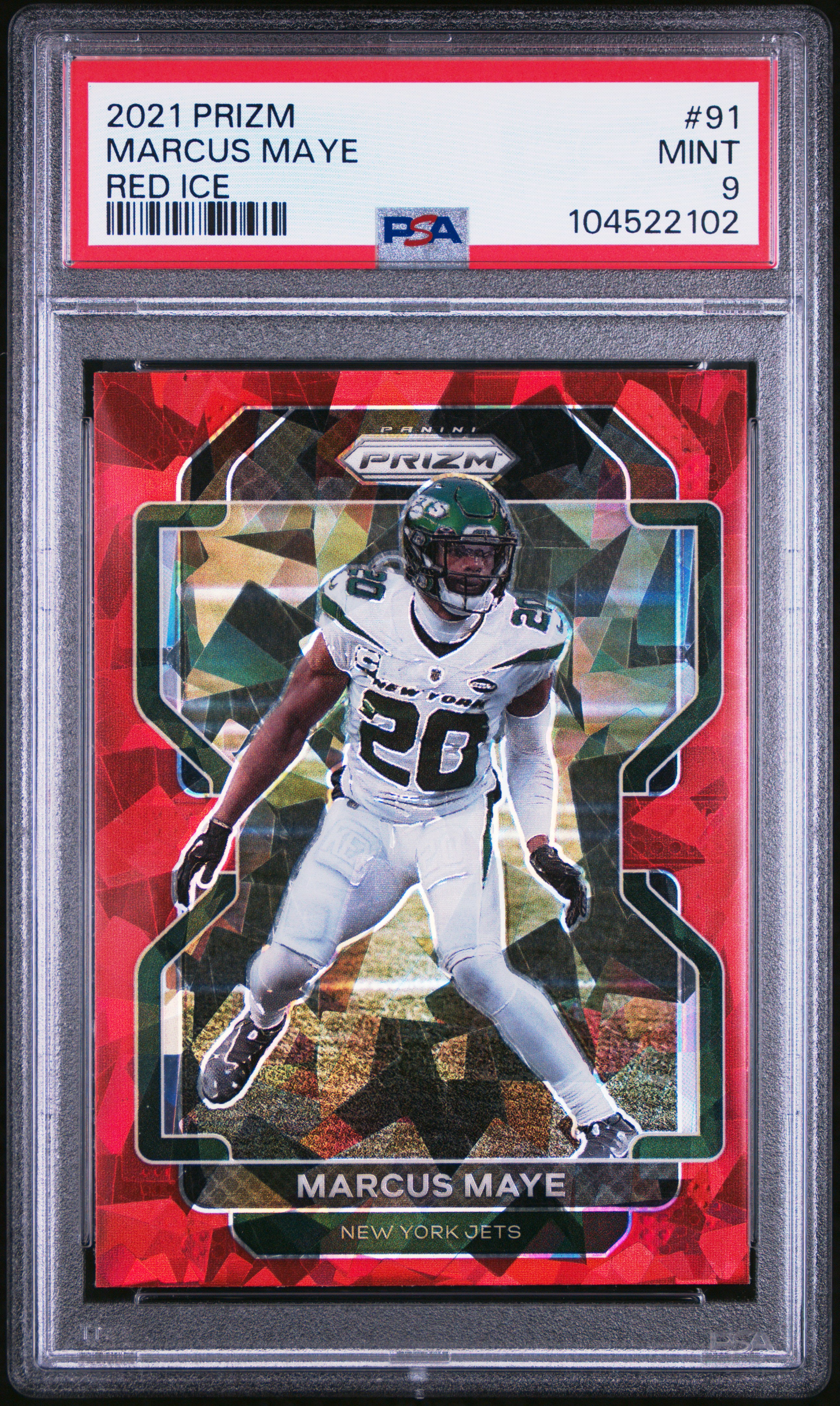 2021 Panini Prism Marcus Maye- Red Ice